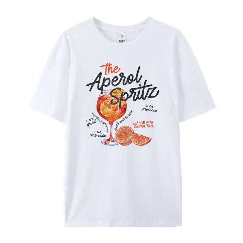 Citrus Cocktail Glass Character T-shirt