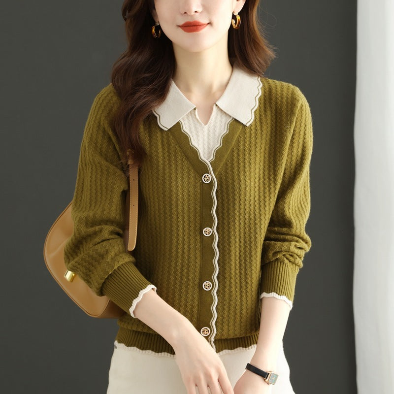 Two-piece Knitted Sweaters Top For Women