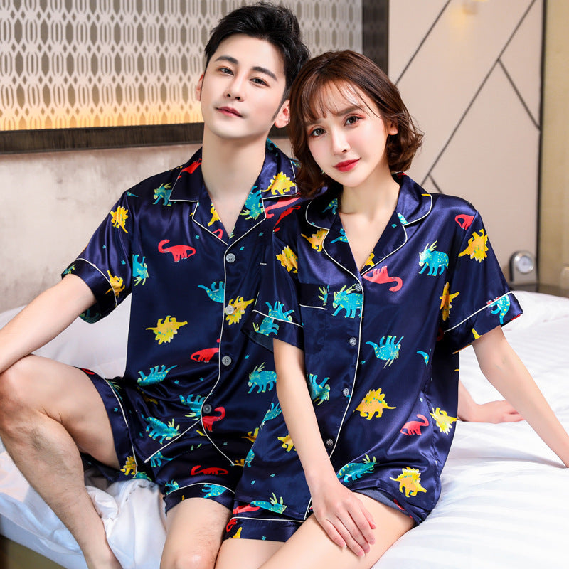 Men's And Women's Spring And Autumn Plus Size Pajamas