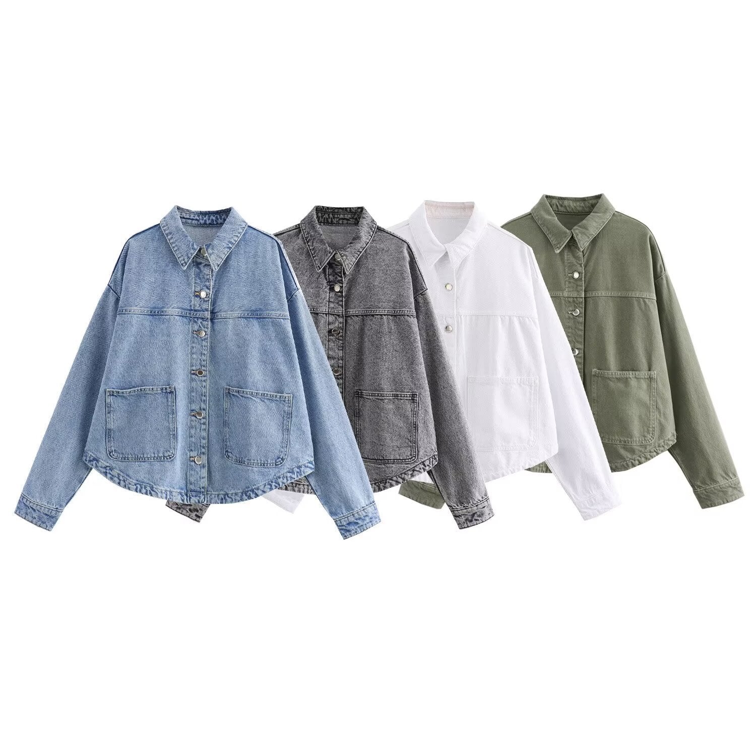 Street Fashion Denim Shirt Jacket