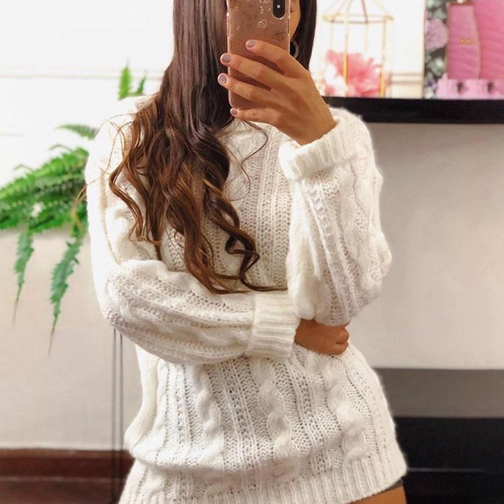 Casual ladies sweater dress