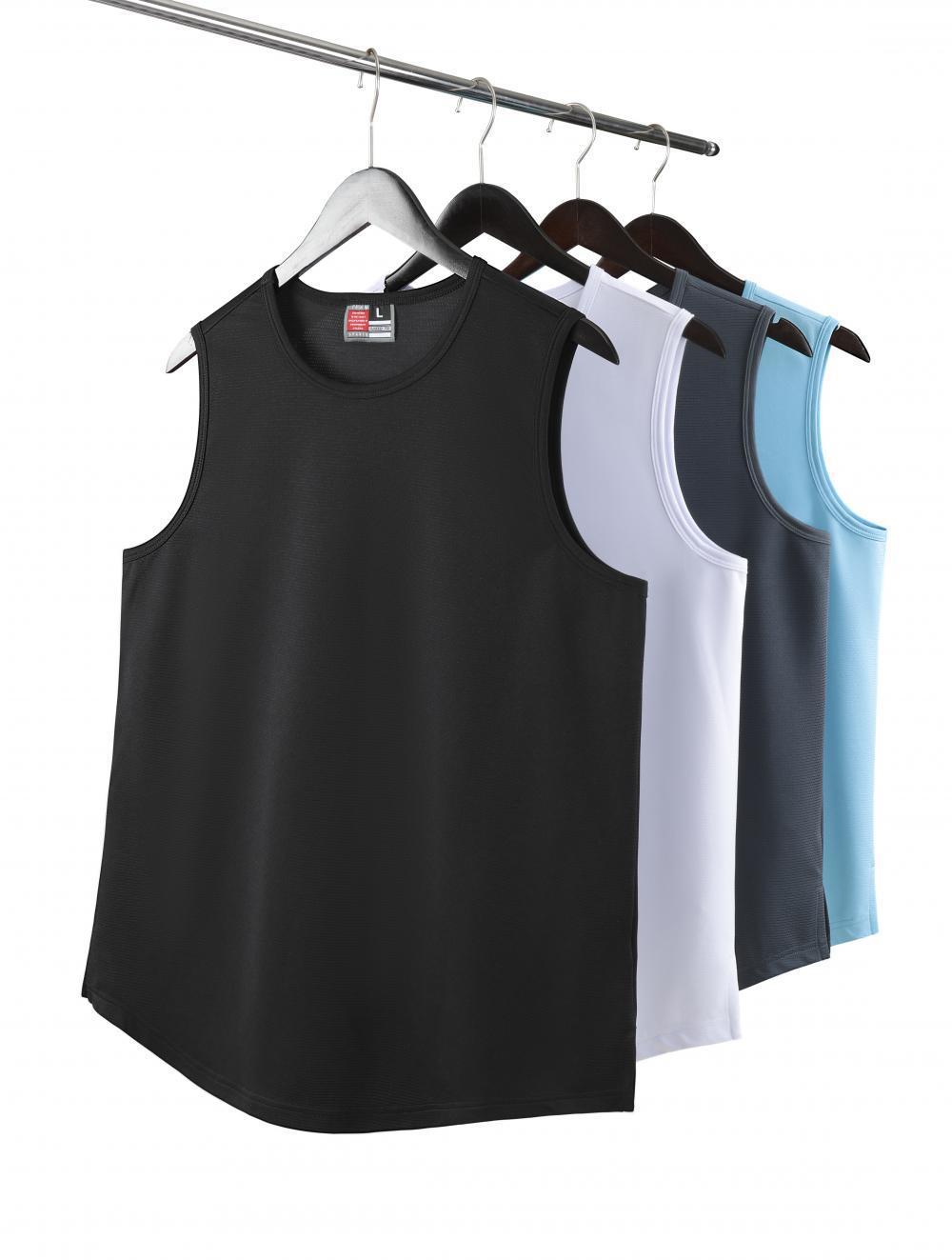 Wide Shoulder Sleeveless Training Wear Quick-drying Jersey