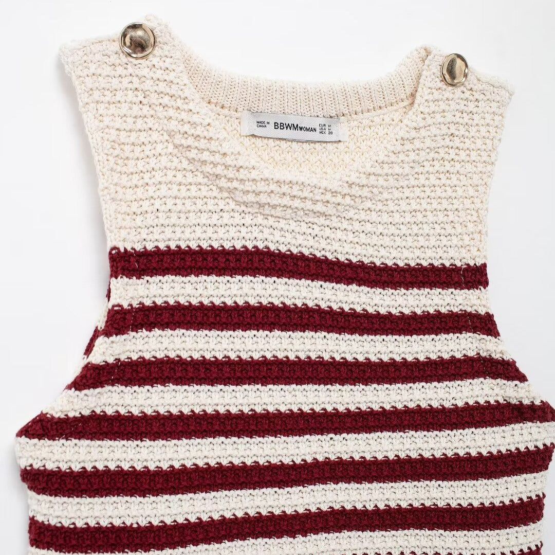 Summer Women's Knitted Sleeveless Top