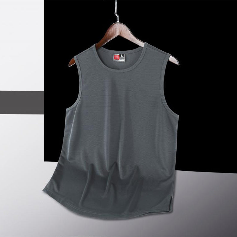 Wide Shoulder Sleeveless Training Wear Quick-drying Jersey