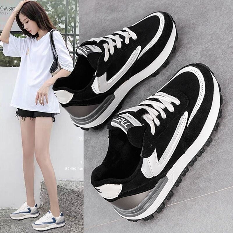 Casual Shoes Sneaker Thick Bottom Autumn Waffle