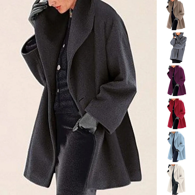 Trend - Loose Sweater Woolen Coat For Autumn And Winter