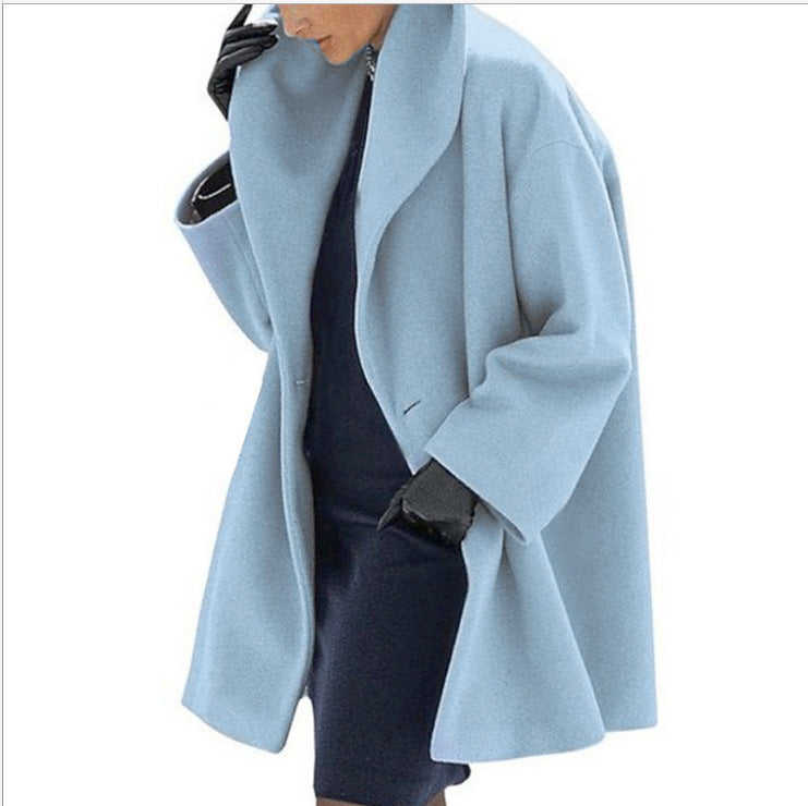 Trend - Loose Sweater Woolen Coat For Autumn And Winter