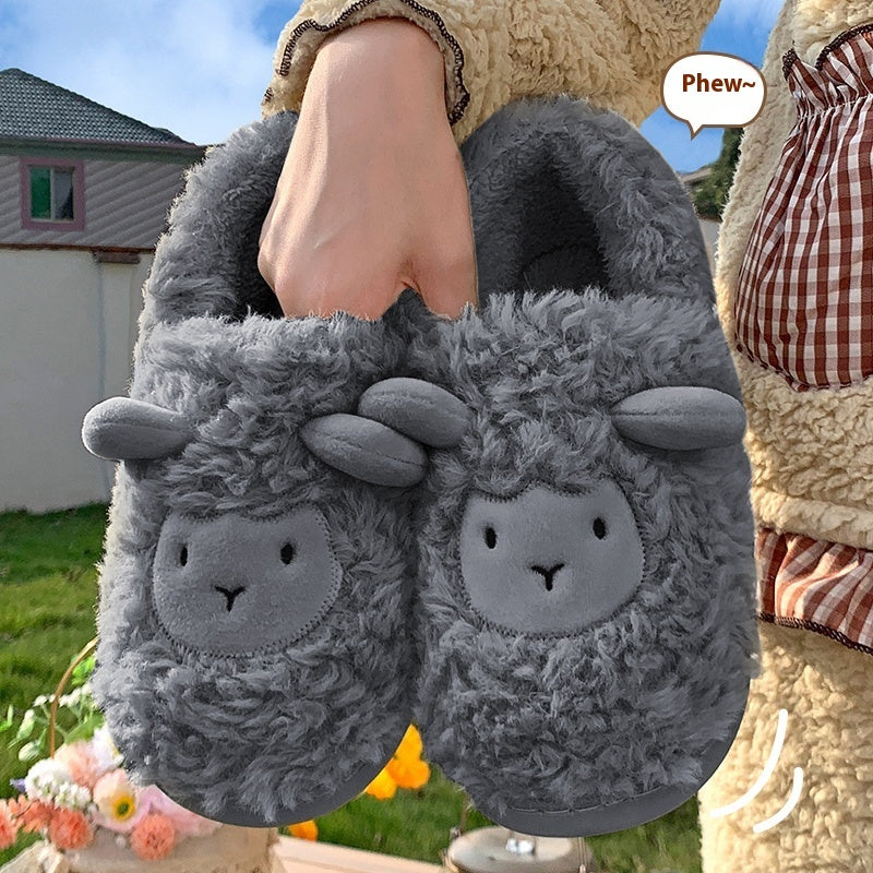 Female Indoor Bag With Anti Slip Cotton Slippers