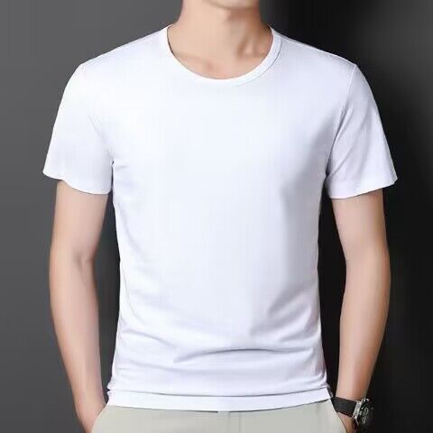 Summer Linen Men's Slim T-shirt