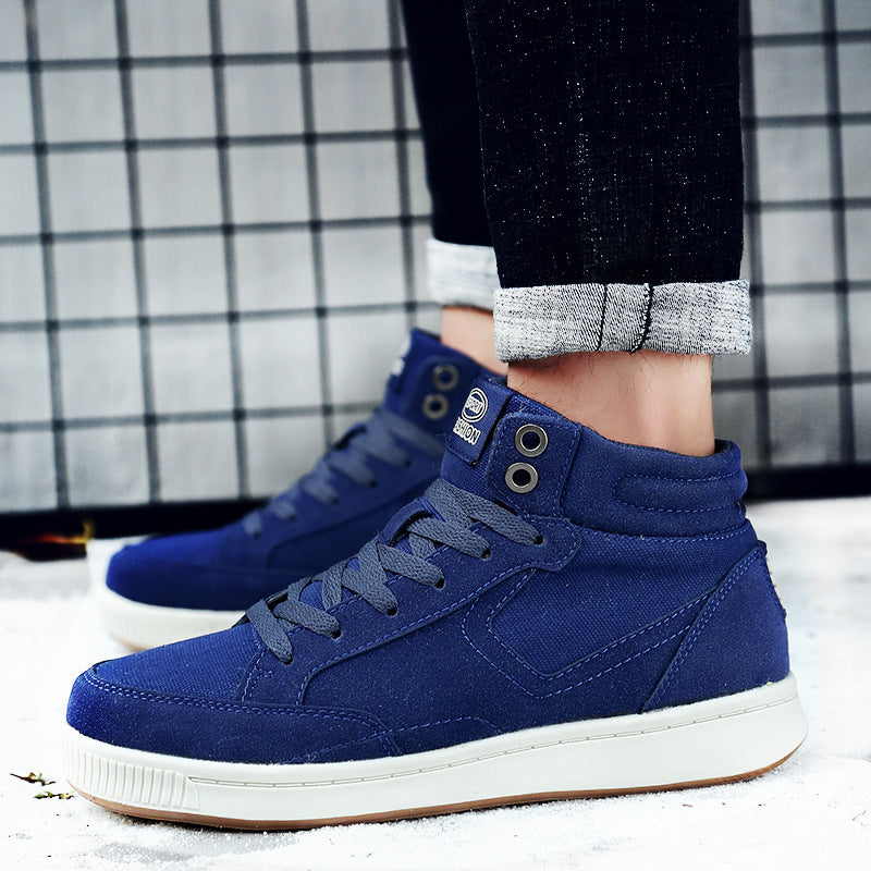 Men's Autumn And Winter High-top Sports Shoes