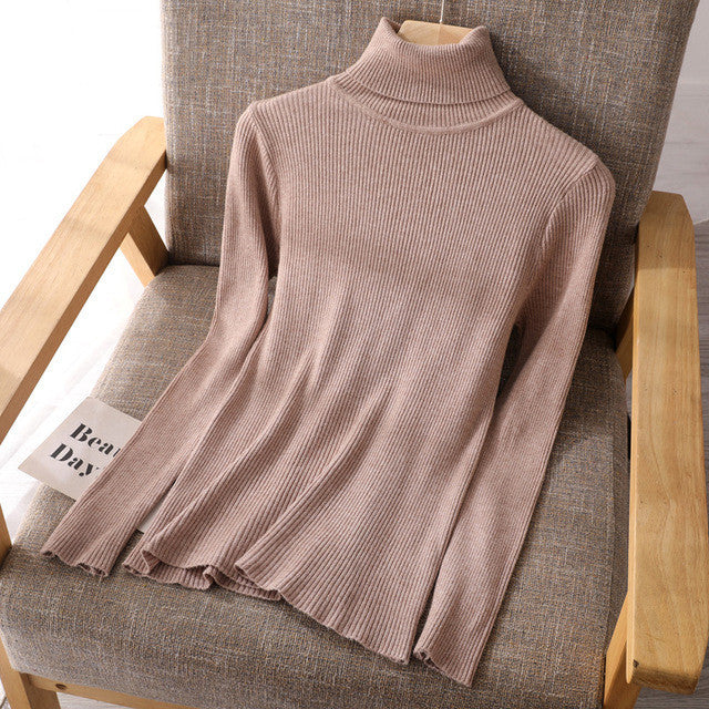 Basic Women highneck Sweaters