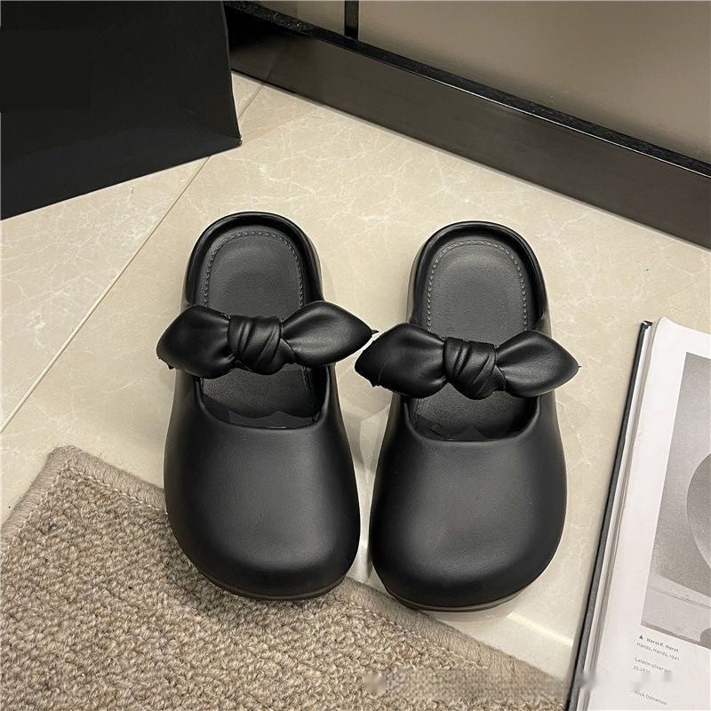 Fashion Good-looking Closed Toe Flat Slippers Lazy Casual Outdoor Beach Sandals