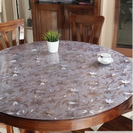 Upholstery Printed Soft Plastic Living Room Coffee Table Table Cloth Table Mat Round