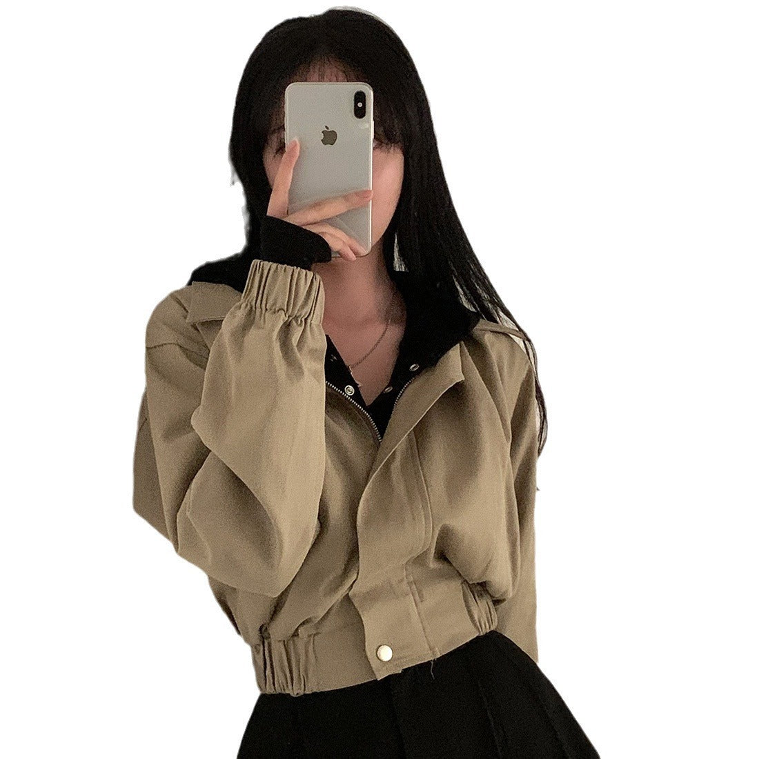 Casual Jacket Coat Short Waist-tight