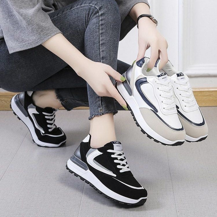 Casual Shoes Sneaker Thick Bottom Autumn Waffle