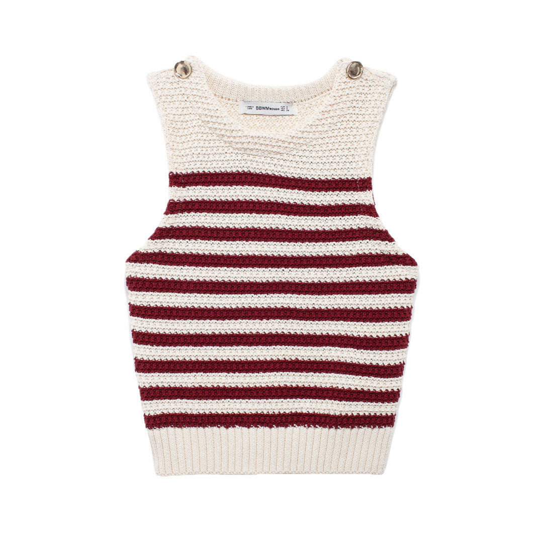 Summer Women's Knitted Sleeveless Top