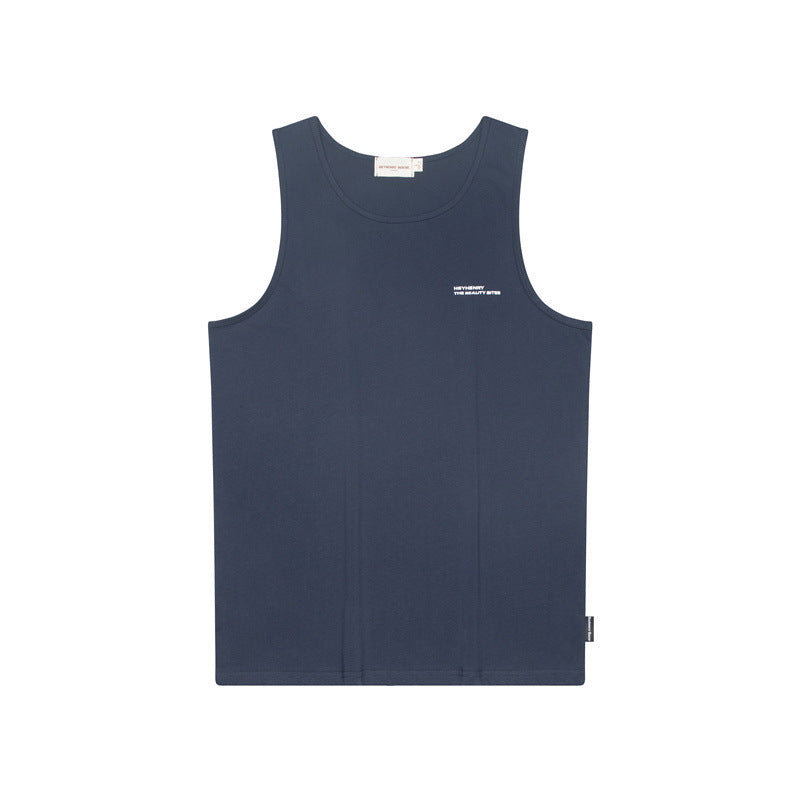 Letter Printing Fashion Slim Sports Fitness Vest