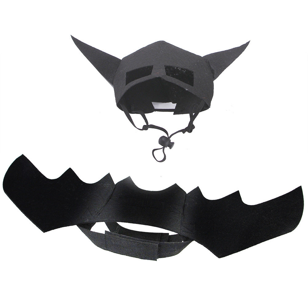 Halloween Pet Mask Bat Wings Corset