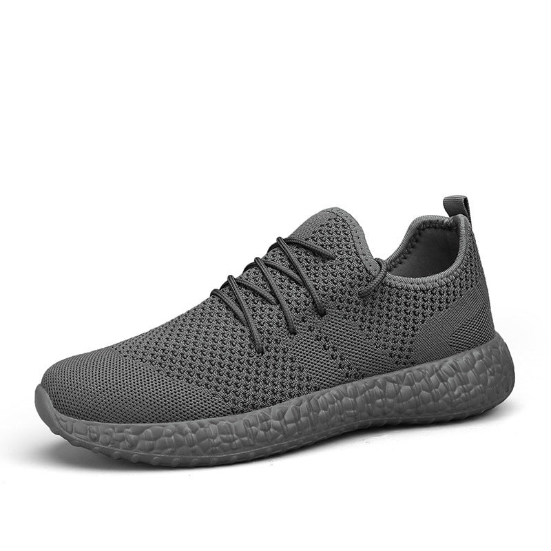 Men's Running Shoes Spring Low Top Fly-kit Mesh