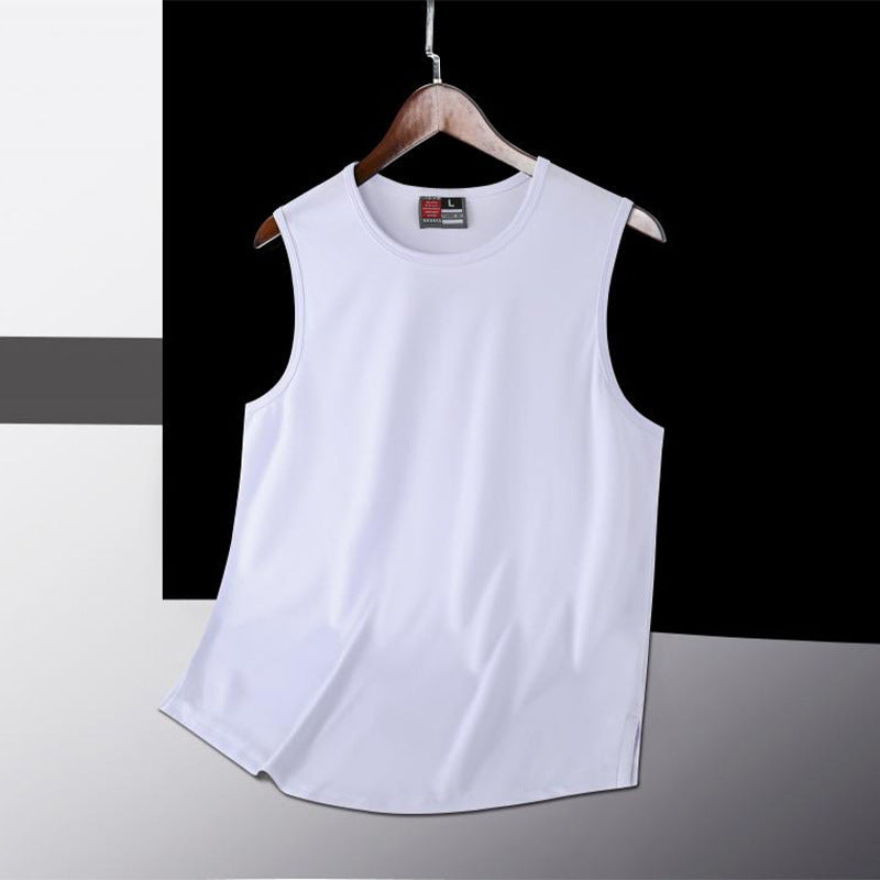 Wide Shoulder Sleeveless Training Wear Quick-drying Jersey