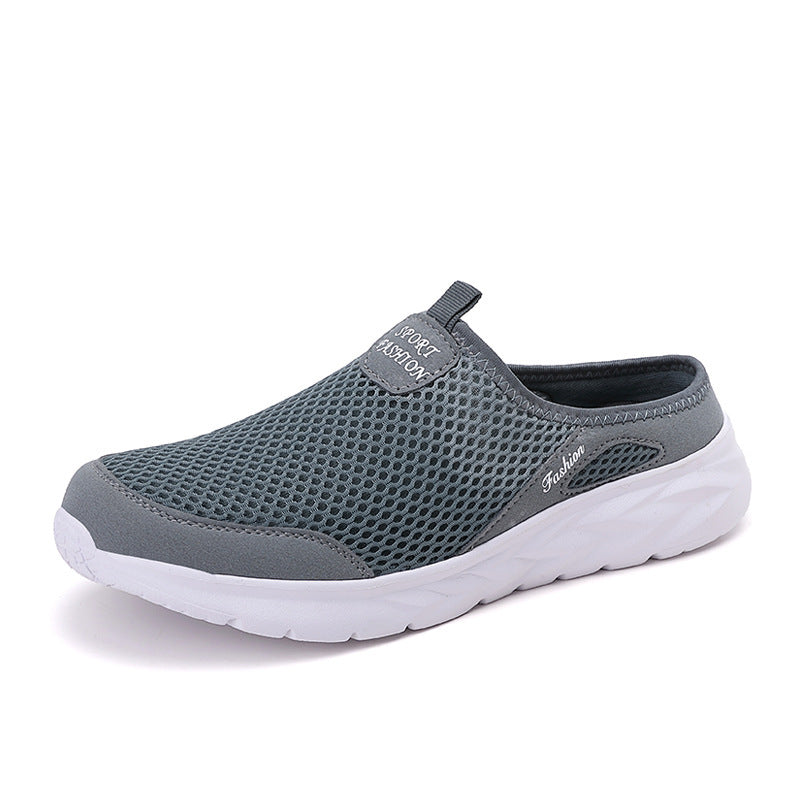 Leisure Sports Half Slippers Mesh Shoes