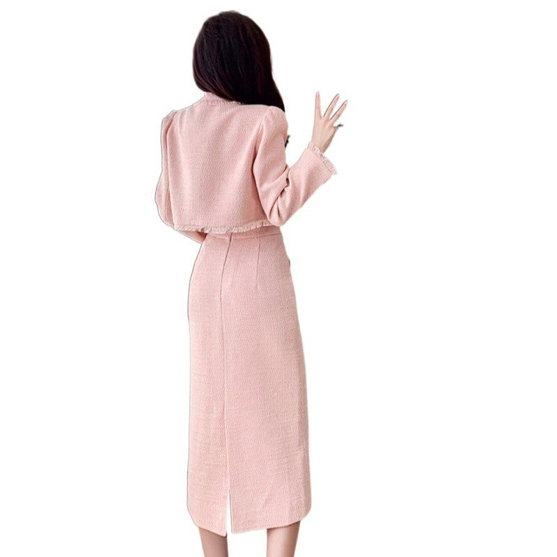 Fashion Personality Classic Style Long Skirt Suit Women