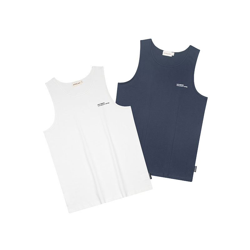 Letter Printing Fashion Slim Sports Fitness Vest