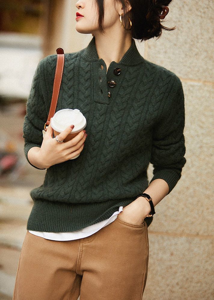 Women's Thickening Stand Collar Bottoming Sweater