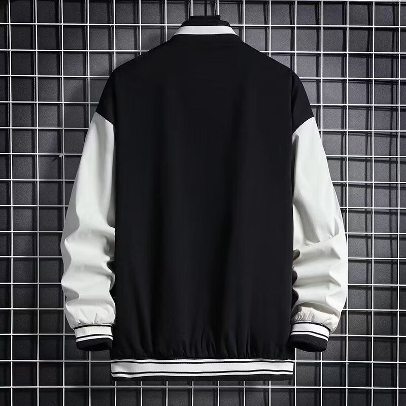 Junior High School Student Baseball Jacket Loose Hong Kong Style