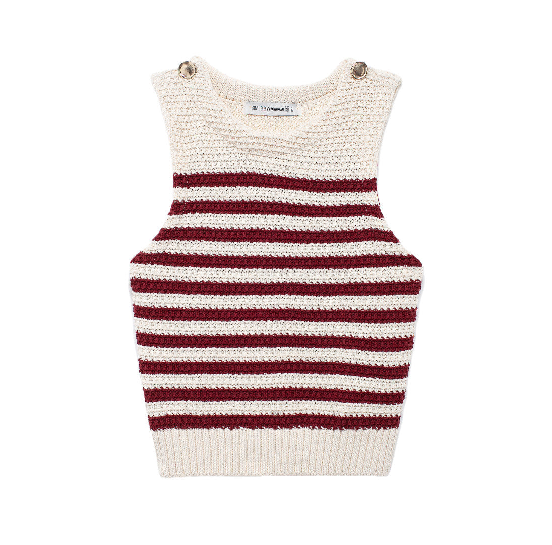 Summer Women's Knitted Sleeveless Top