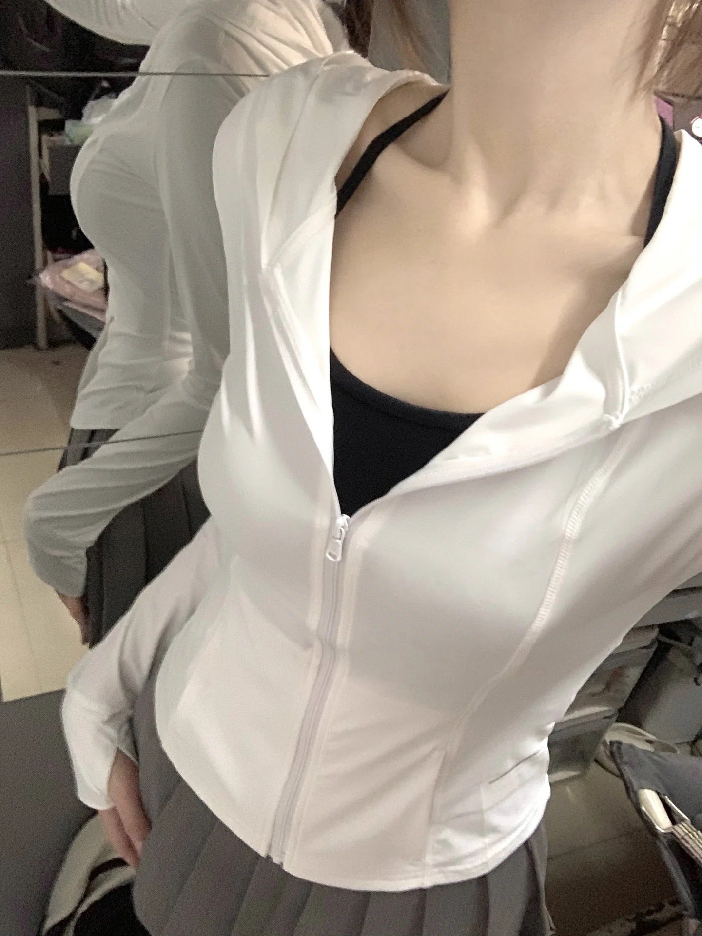 Ice Silk Yoga Jacket Slim Sun Protection