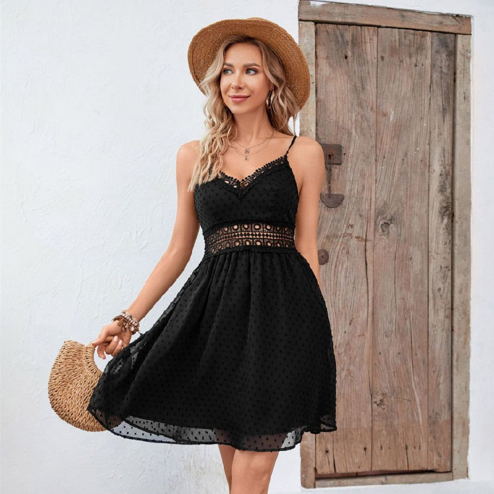 Women's Fashion Casual Hollow Dress