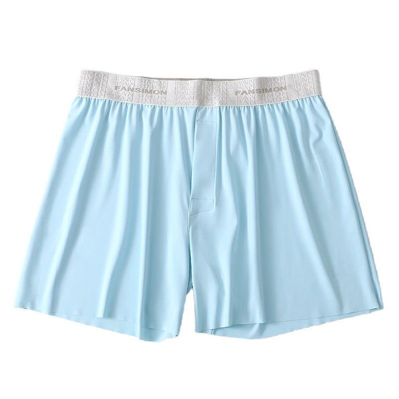 Men's Ice Silk Underwear Plus Size Loose Boxer