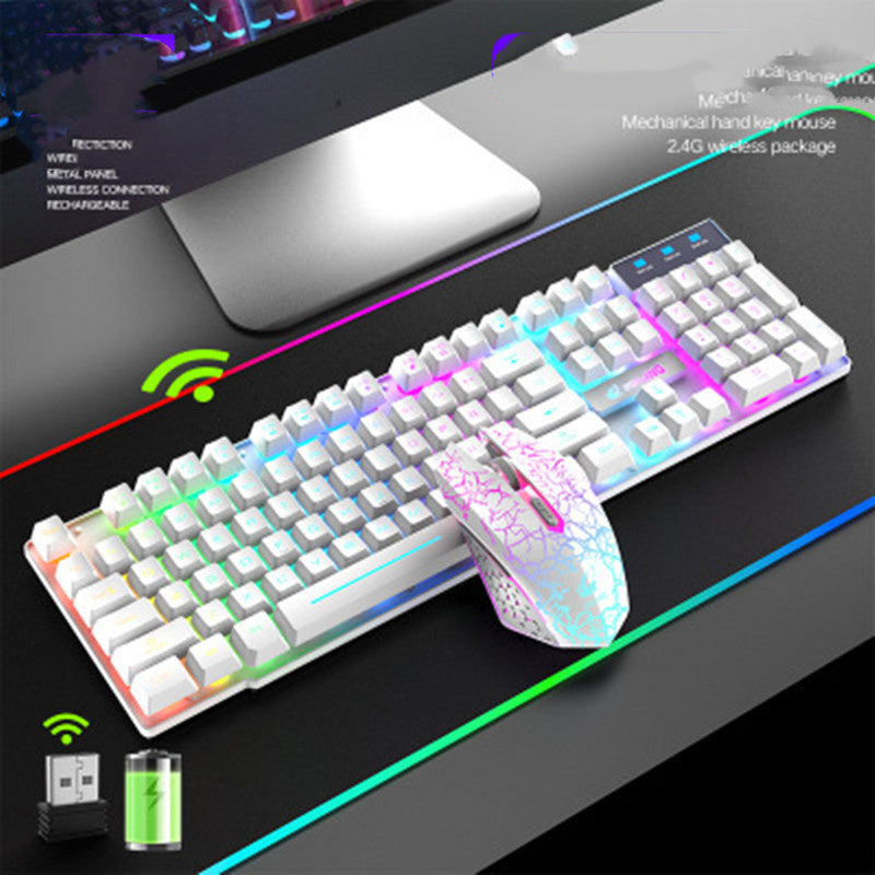 3 Wireless Charging Keyboard And Mouse Set